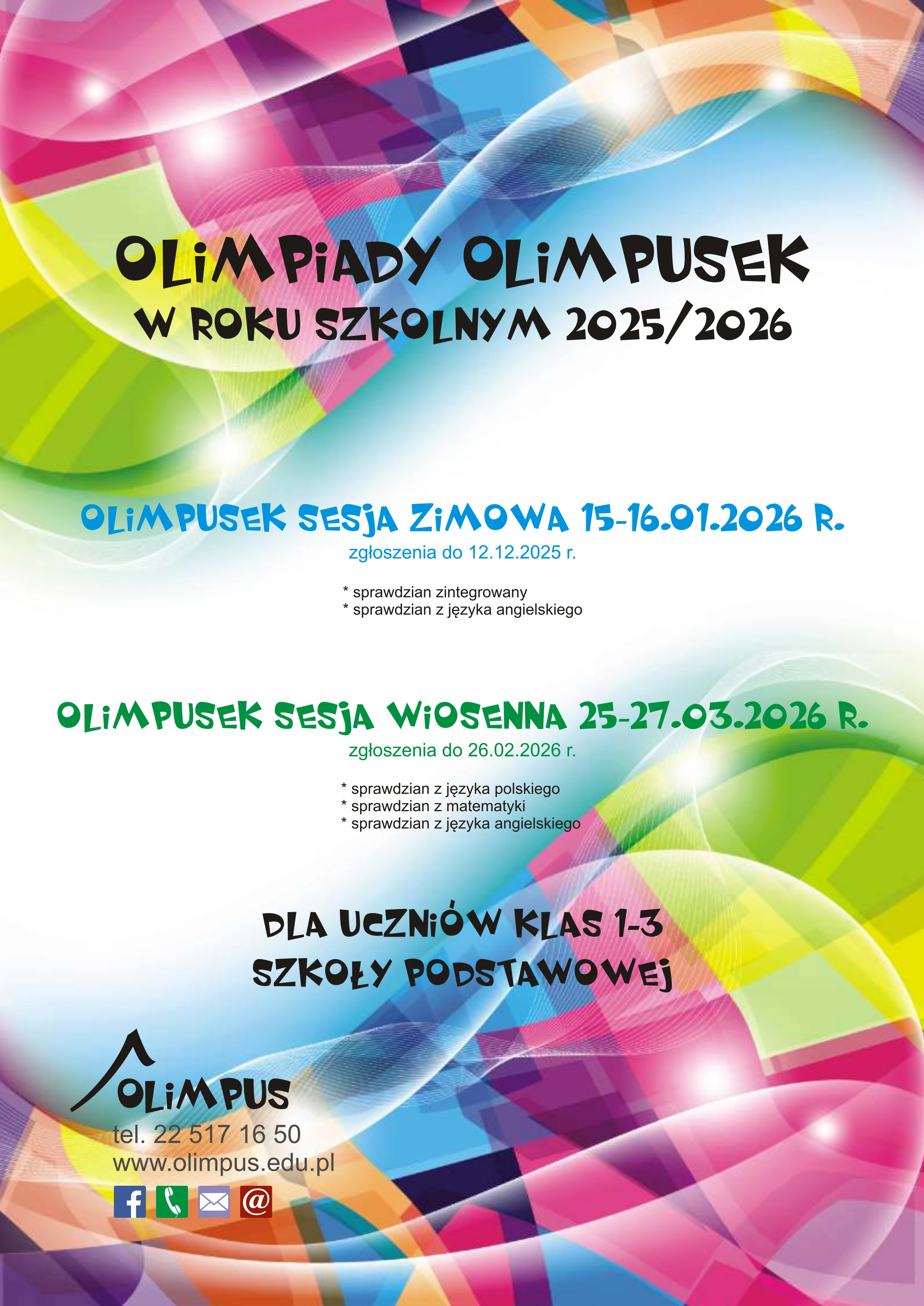 plakat Olimpus_wczesnoszkolny